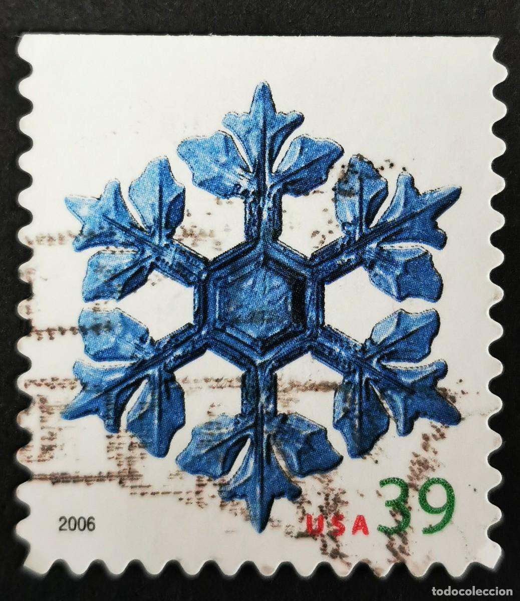 Francobolli: Sello Estados Unidos U.S.A.2006, Copos de nieve Brazos frondosos, 39 &cent; Michel US 4182BG