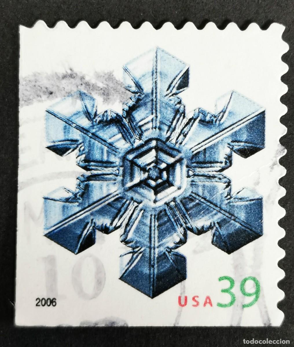 Selos: Sello Estados Unidos U.S.A.2006, Copos de nieve grandes en el centro, 39 &cent; Michel US 4183BE