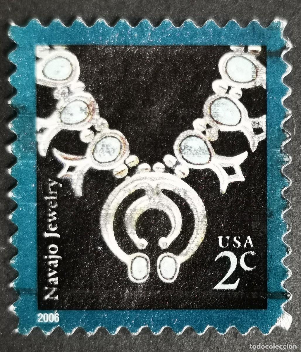 Briefmarken: Sello Estados Unidos U.S.A.2006,Joyer&iacute;a Navajo, 2 &cent; Michel US 4013I