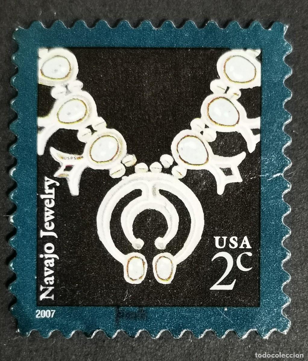 Briefmarken: Sello Estados Unidos U.S.A.2007,Joyer&iacute;a Navajo, 2 &cent; Michel US 4013II