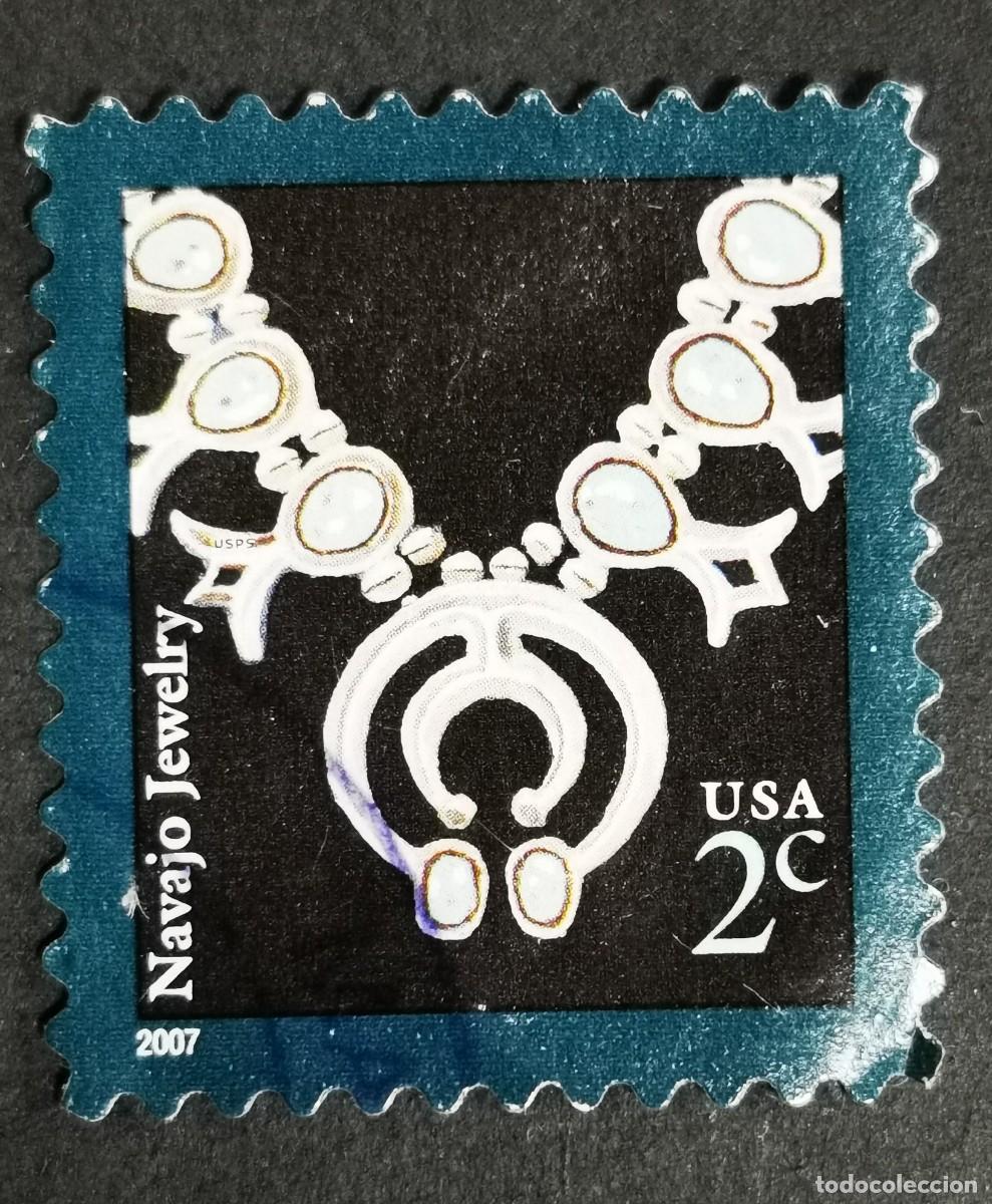 Briefmarken: Sello Estados Unidos U.S.A.2007,Joyer&iacute;a Navajo, 2 &cent; Michel US 4013II