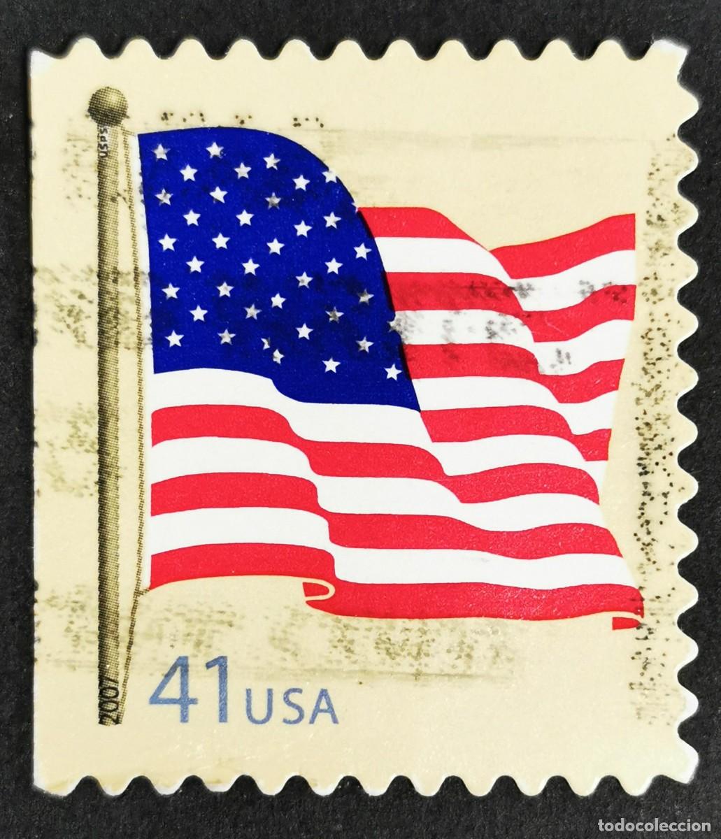 Selos: Sello Estados Unidos U.S.A.2007,Sello de bandera, 41 &cent; Michel US 4294IBDl