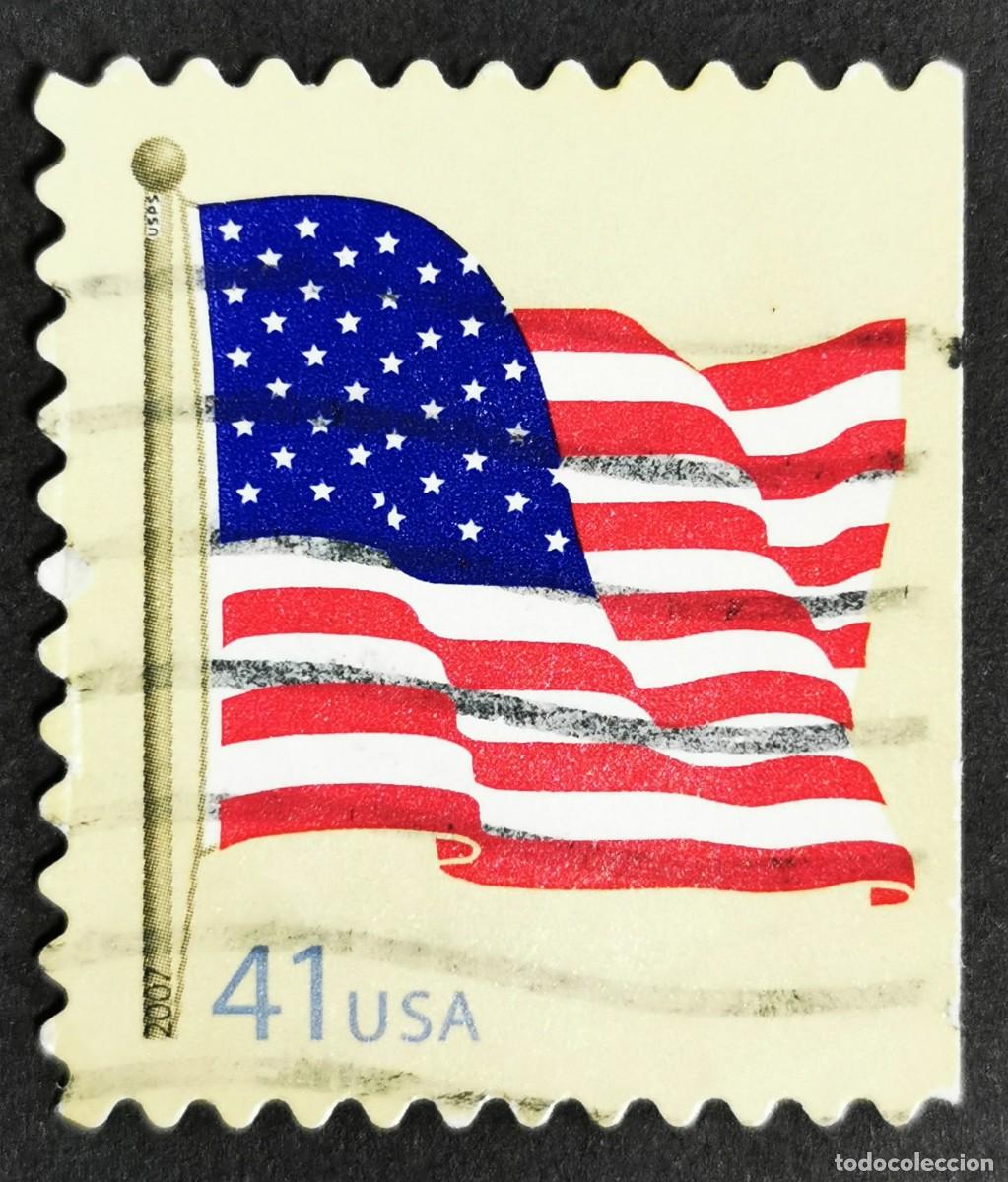 Selos: Sello Estados Unidos U.S.A.2007,Sello de bandera, 41 &cent; Michel US 4294IBDr