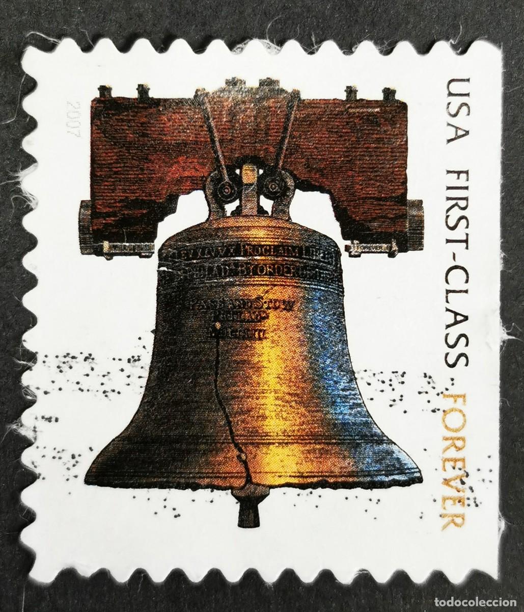 Stamps: Sello Estados Unidos U.S.A.2007,Campana de la Libertad &rdquo;Para siempre&rdquo;, Michel US 4201IBDr