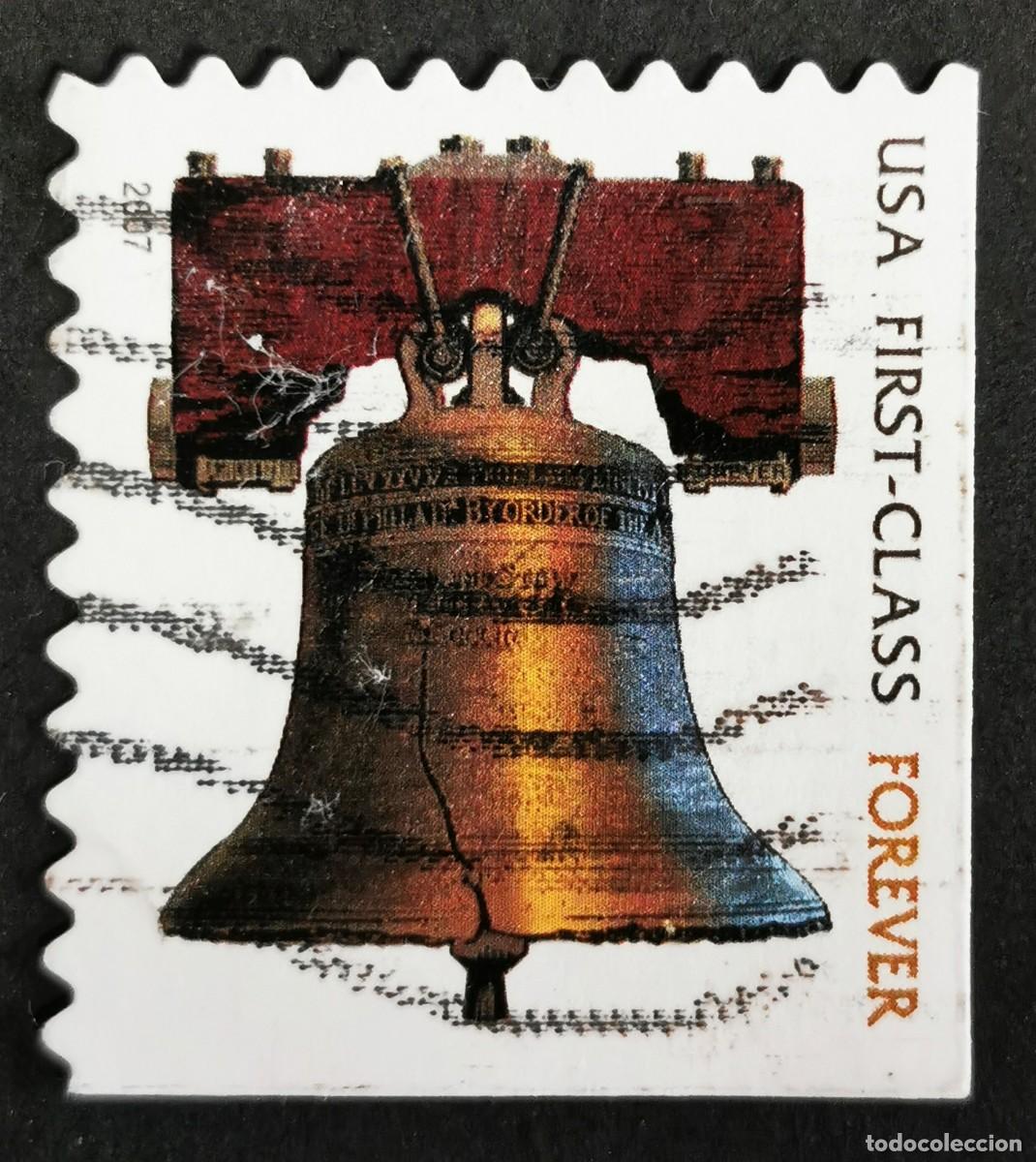 Stamps: Sello Estados Unidos U.S.A.2007,Campana de la Libertad &rdquo;Para siempre&rdquo;, Michel US 4201IBEru