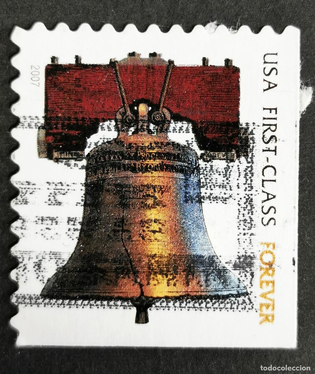 Stamps: Sello Estados Unidos U.S.A.2007,Campana de la Libertad &rdquo;Para siempre&rdquo;, Michel US 4201IBEru