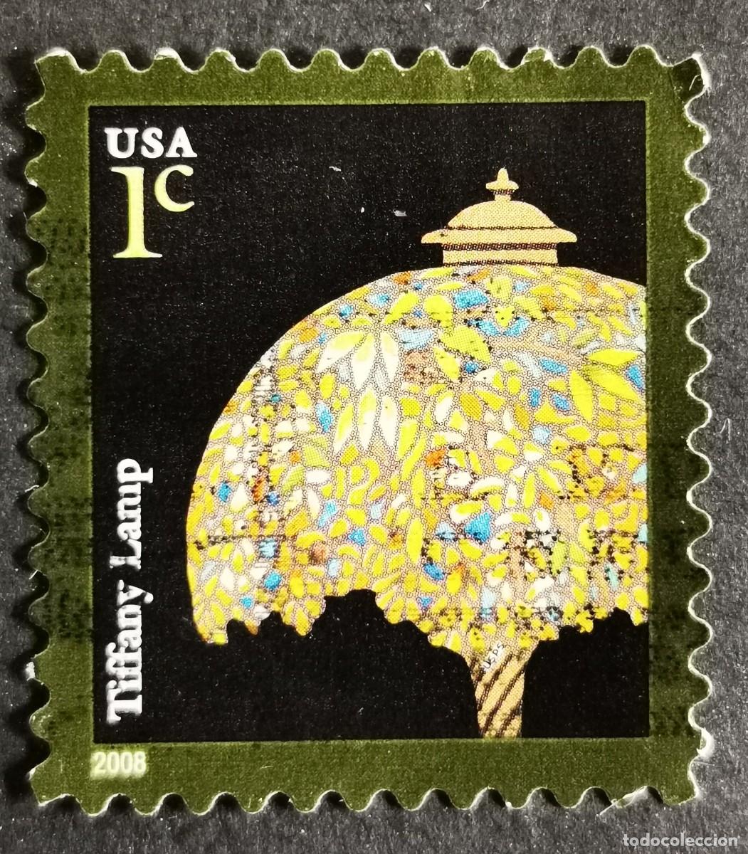 Selos: Sello Estados Unidos U.S.A.2008, L&aacute;mpara Tiffany, 1 $ Michel US 4199II