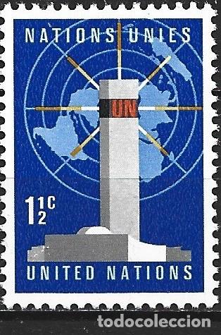 Sellos: NACIONES UNIDAS NUEVA YORK YVERT NUM. 159 ** NUEVO SIN FIJASELLOS