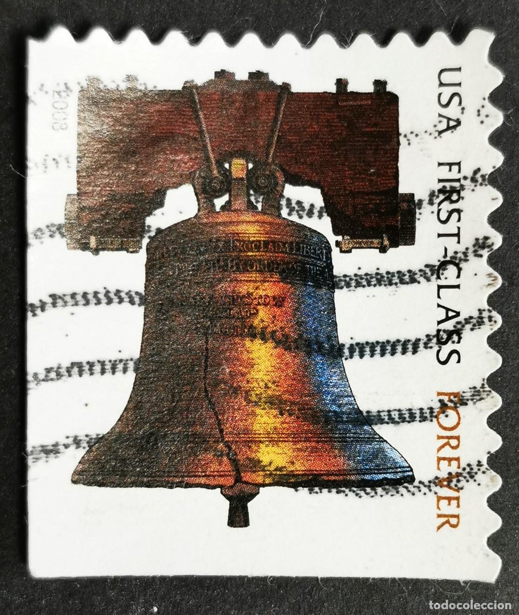 Stamps: Sello Estados Unidos U.S.A.2008, Campana de la Libertad &rdquo;Para siempre&rdquo;, Michel US 4201IIBEul
