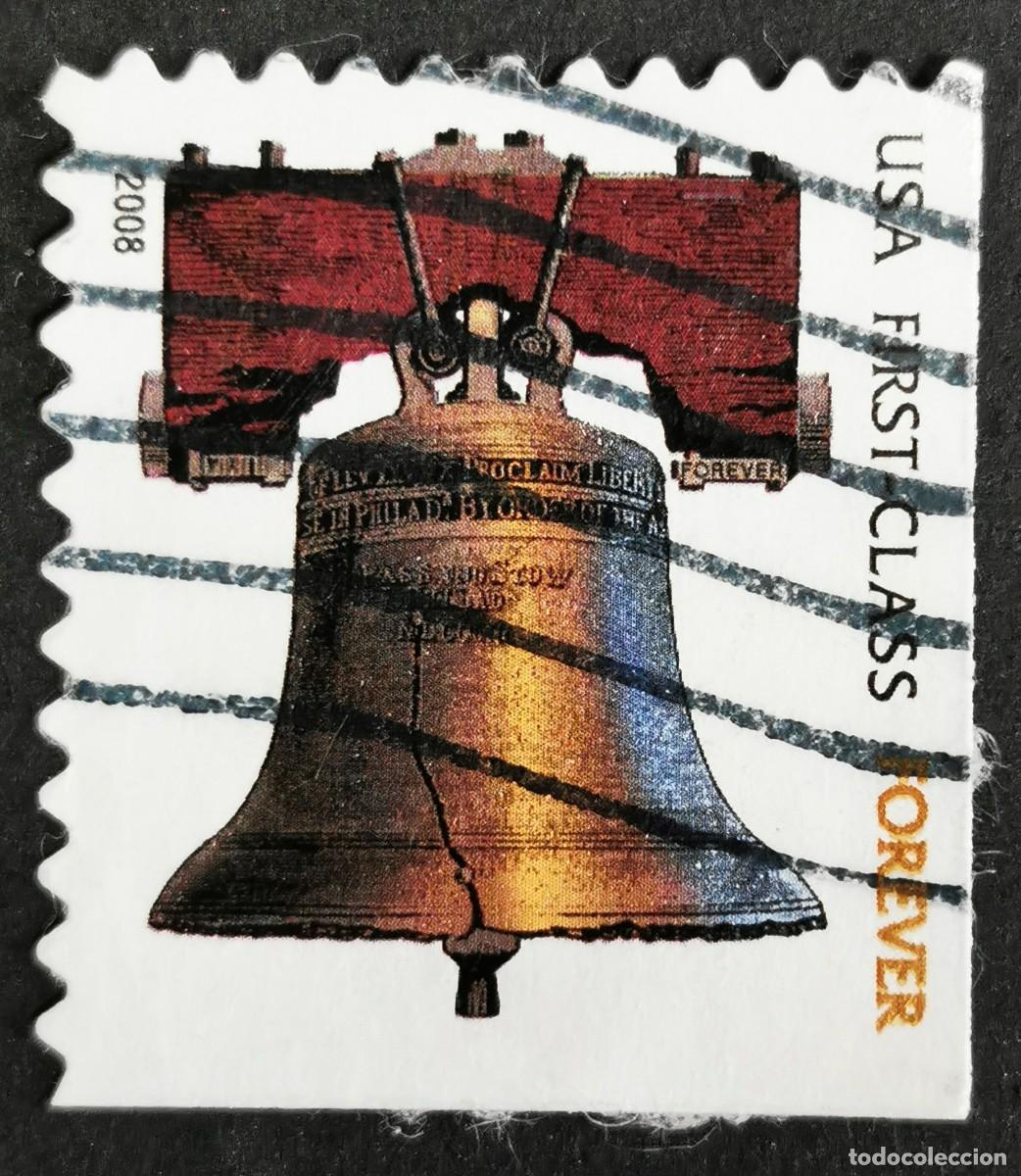 Selos: Sello Estados Unidos U.S.A.2008, Campana de la Libertad &rdquo;Para siempre&rdquo;, Michel US 4202II.IBEor