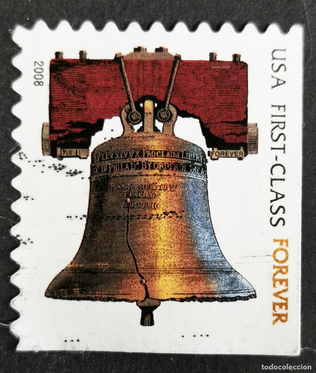 Selos: Sello Estados Unidos U.S.A.2008, Campana de la Libertad &rdquo;Para siempre&rdquo;, Michel US 4202II.IBEor