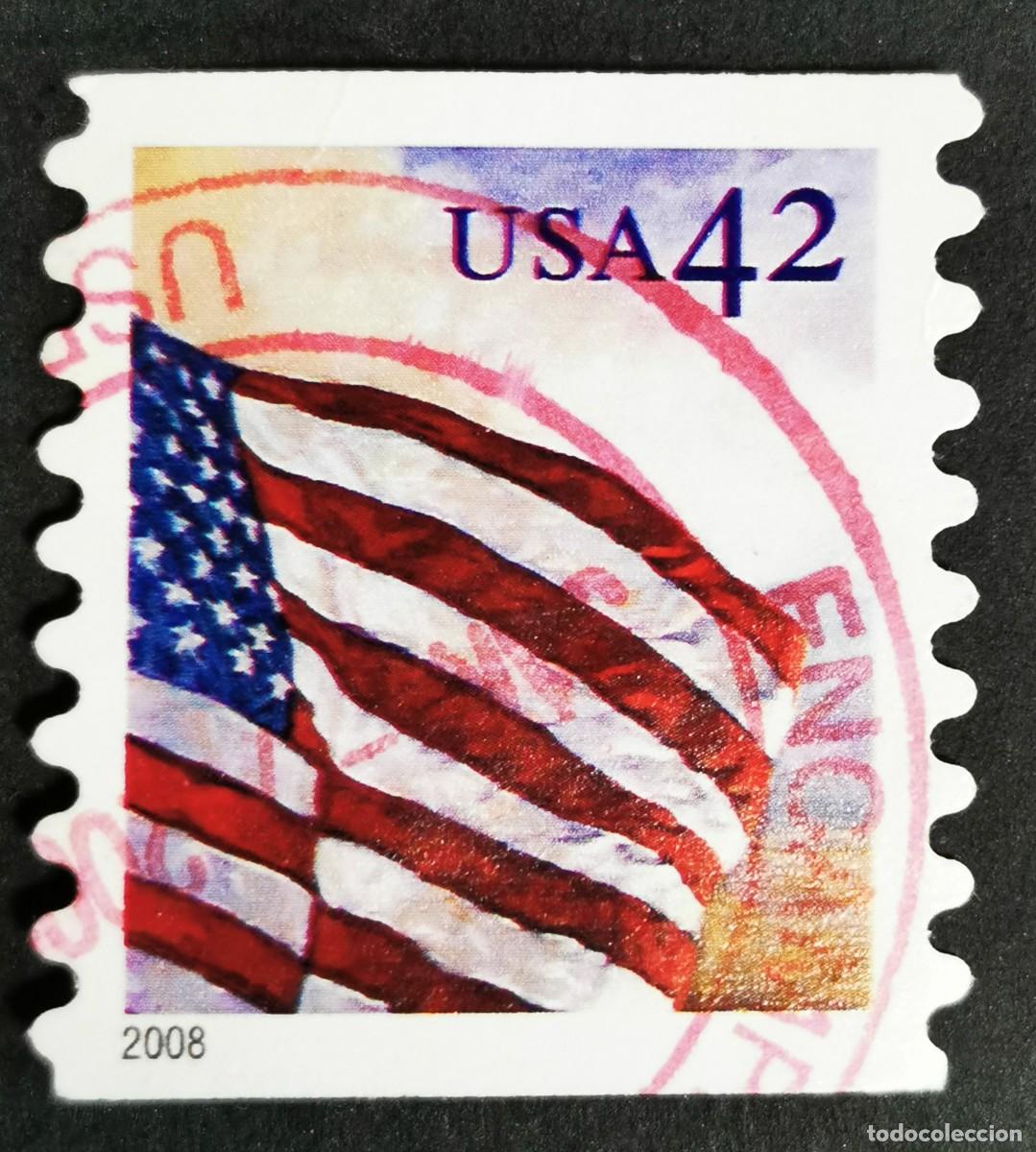 Sellos: Sello Estados Unidos U.S.A.2008, Bandera al amanecer, 42 &cent; Michel US 4340