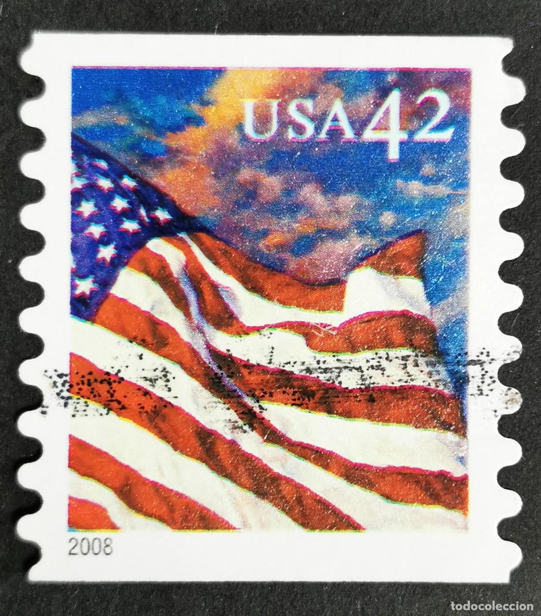 Sellos: Sello Estados Unidos U.S.A.2008, Bandera al atardecer, 42 &cent; Michel US 4342