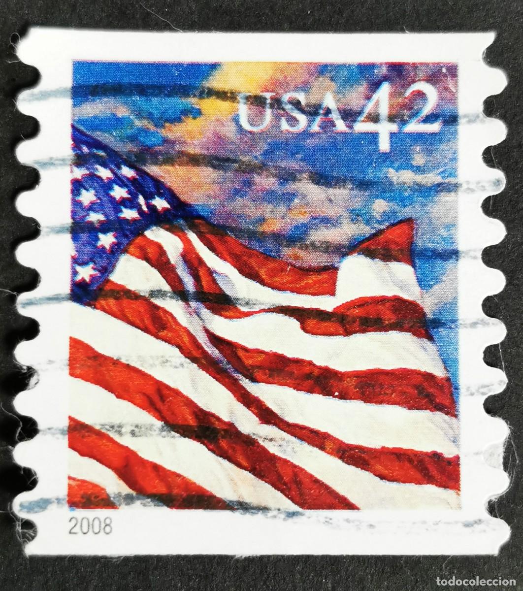 Sellos: Sello Estados Unidos U.S.A.2008, Bandera al atardecer, 42 &cent; Michel US 4342