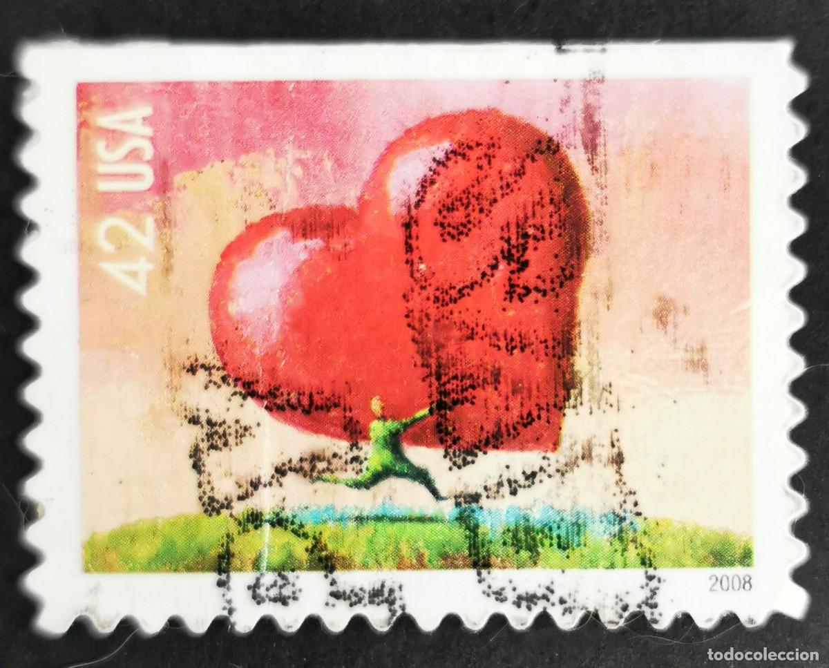Timbres: Sello Estados Unidos U.S.A.2008, Todo coraz&oacute;n, 42 &cent; Michel US 4378BDl