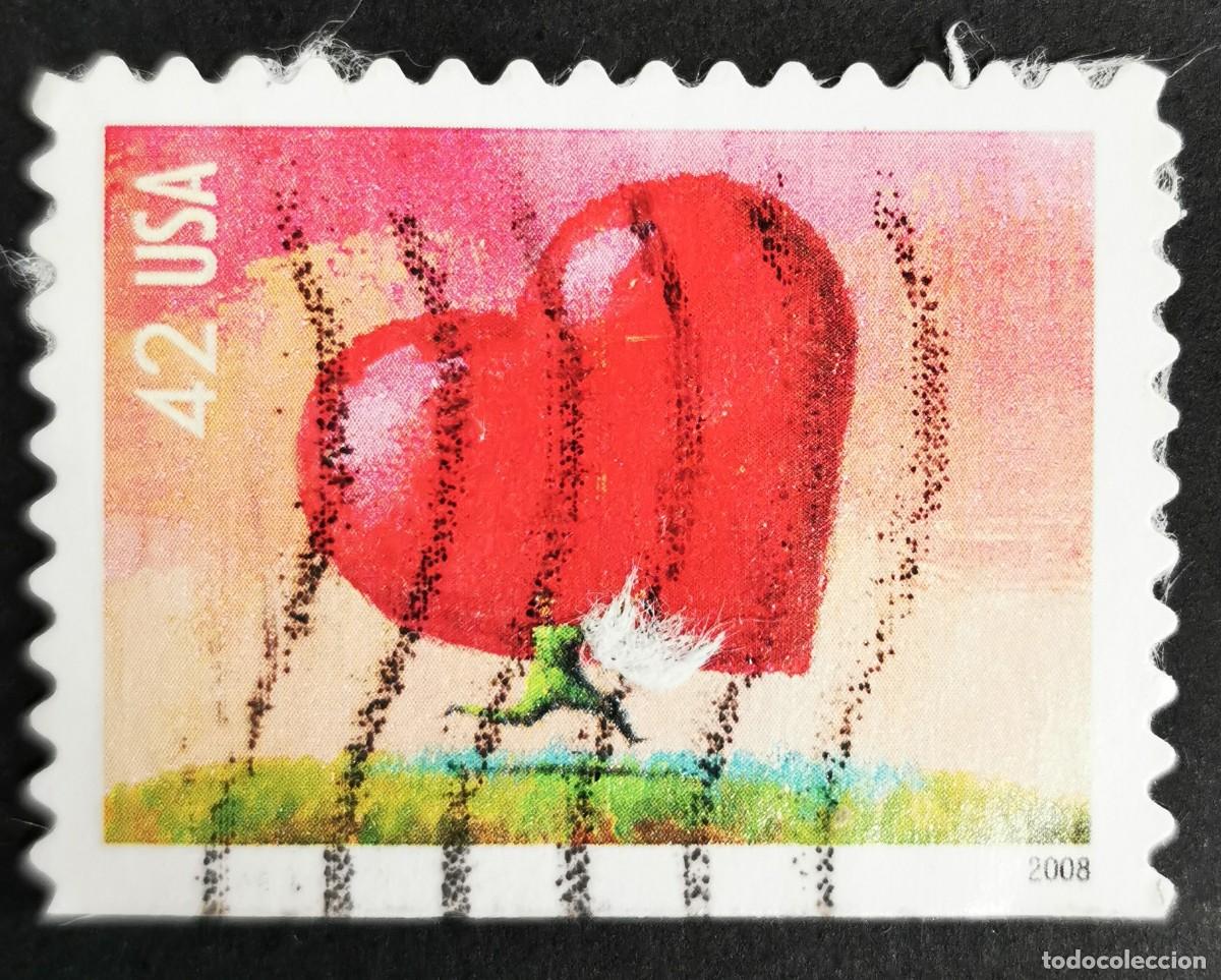 Timbres: Sello Estados Unidos U.S.A.2008, Todo coraz&oacute;n, 42 &cent; Michel US 4378BDu