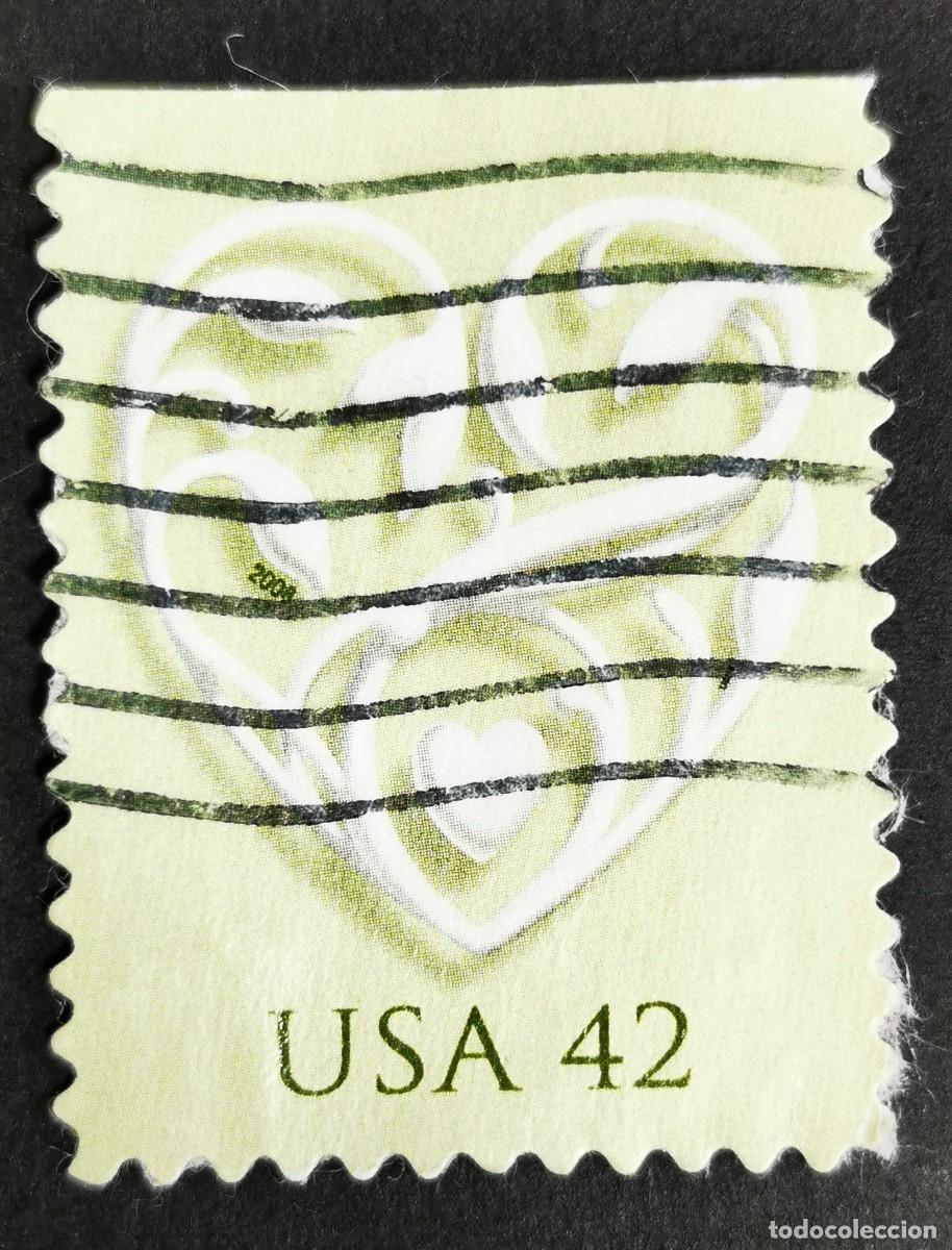 Briefmarken: Sello Estados Unidos U.S.A.2008, Coraz&oacute;n de boda, 42 &cent; Michel US 4379BDo