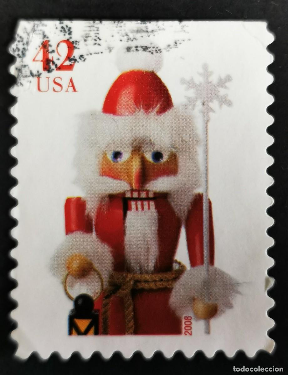 Stamps: Sello Estados Unidos U.S.A.2008, Santa Claus Cascanueces, 42 &cent; Michel US 4455BD