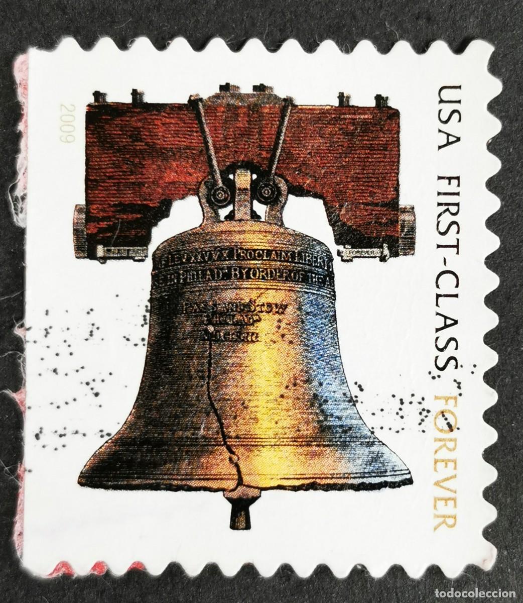 Francobolli: Sello Estados Unidos U.S.A.2009, Campana de la Libertad &rdquo;Para siempre&rdquo;, Michel US 4201IIIBDl