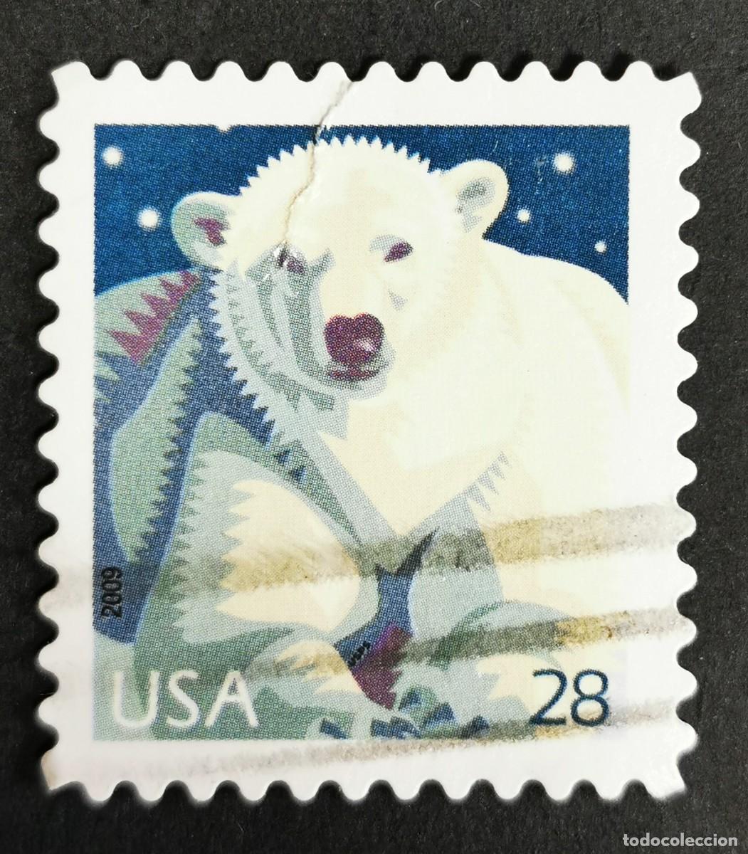 Timbres: Sello Estados Unidos U.S.A.2009,Oso polar (Ursus maritimus), 28 &cent; Michel US 4486