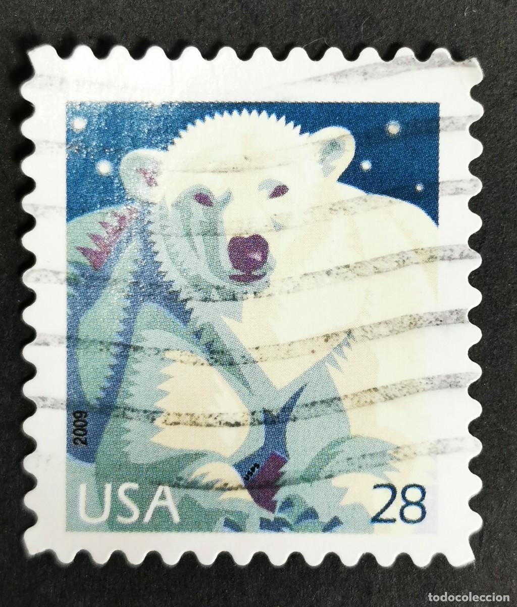 Timbres: Sello Estados Unidos U.S.A.2009,Oso polar (Ursus maritimus), 28 &cent; Michel US 4486
