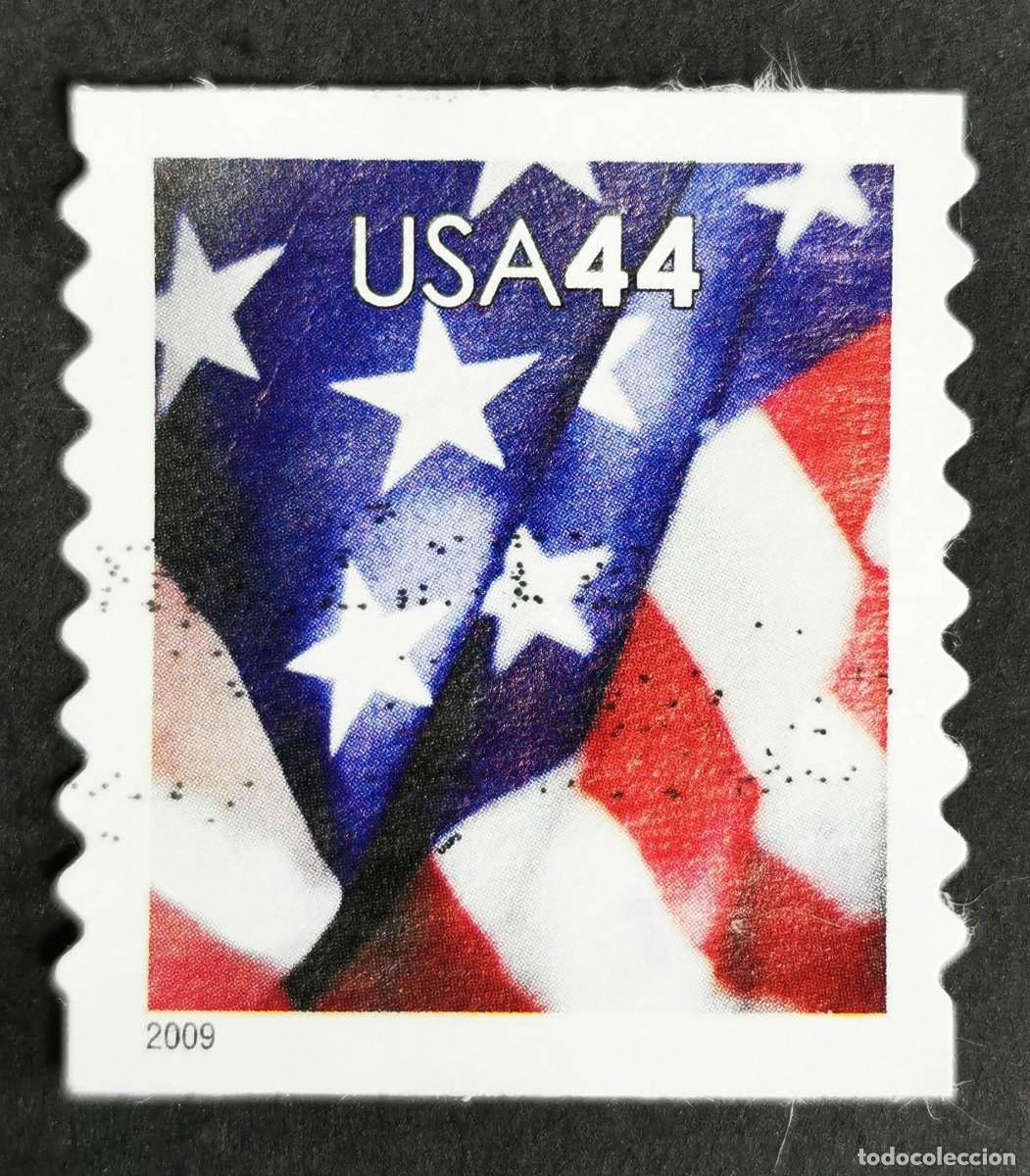 Stamps: Sello Estados Unidos U.S.A.2009,Bandera estadounidense, 44 &cent; Michel US 4489