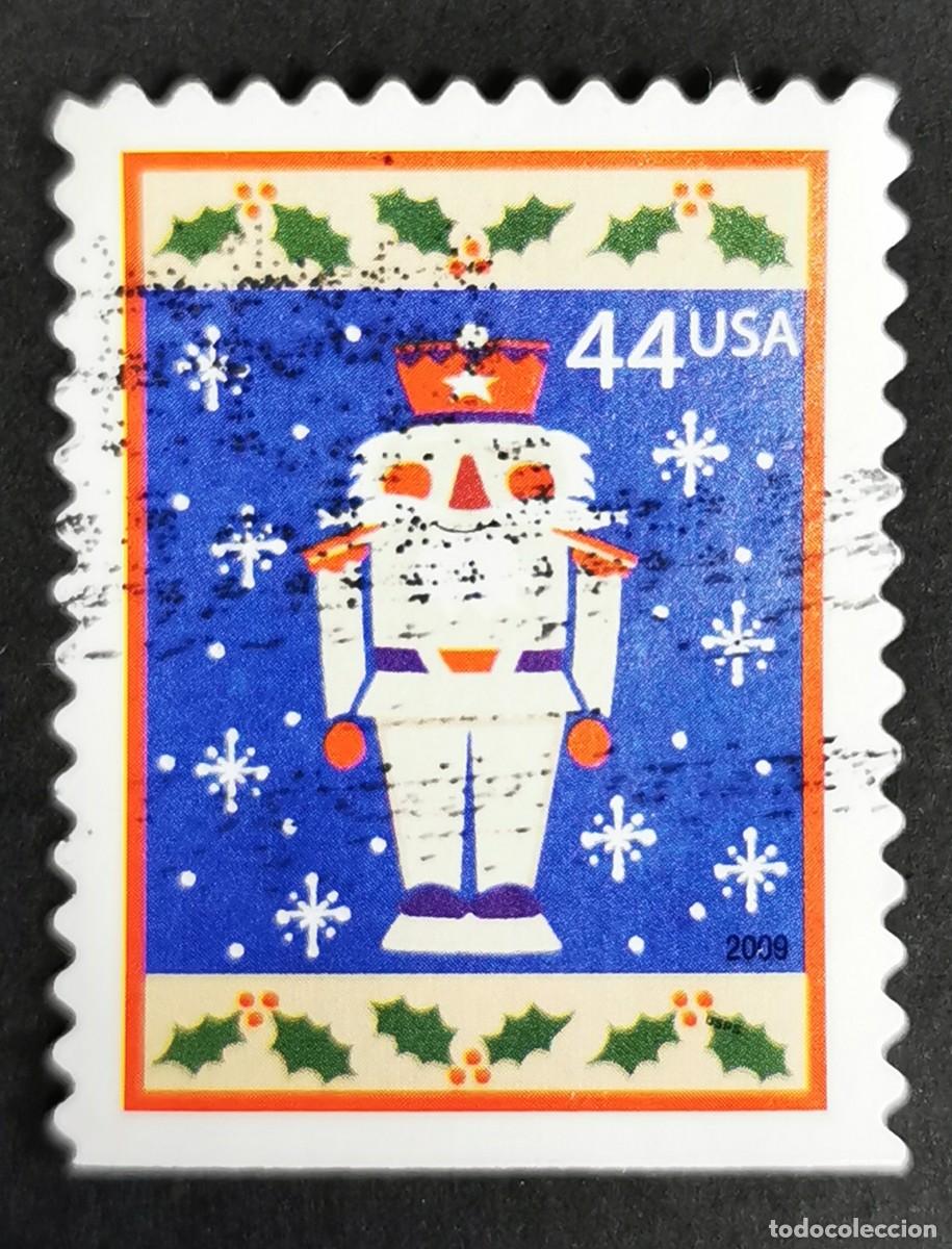 Francobolli: Sello Estados Unidos U.S.A.2009,Soldado de juguete navide&ntilde;o, 44 &cent; Michel US 4567BD