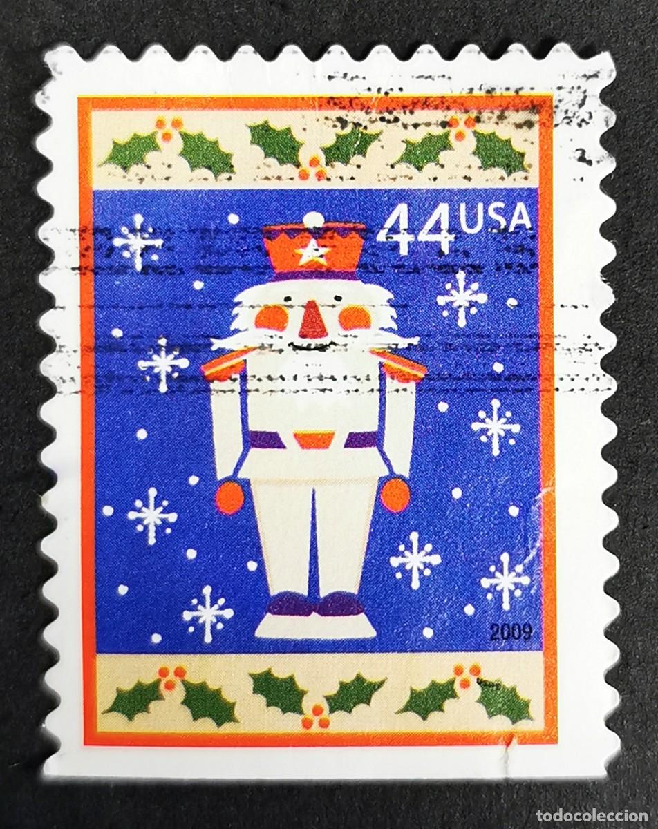 Timbres: Sello Estados Unidos U.S.A.2009,Soldado de juguete navide&ntilde;o, 44 &cent; Michel US 4567BD