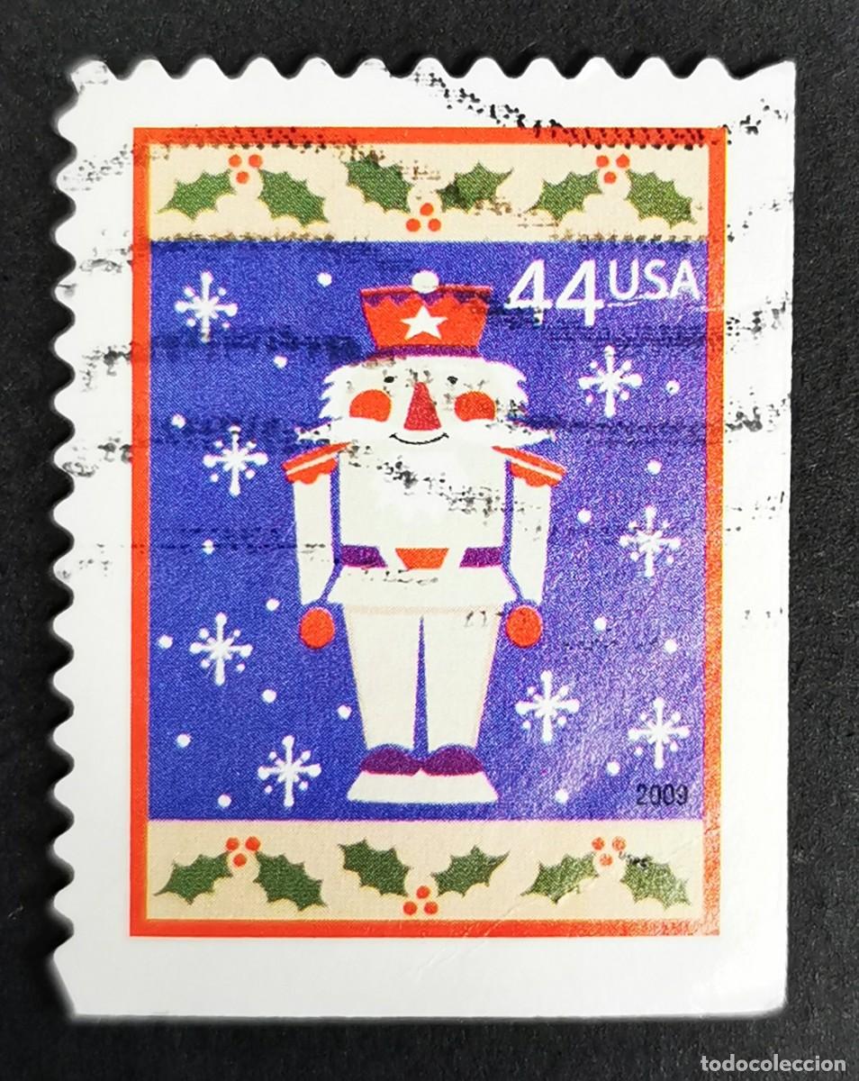 Timbres: Sello Estados Unidos U.S.A.2009,Soldado de juguete navide&ntilde;o, 44 &cent; Michel US 4567BE