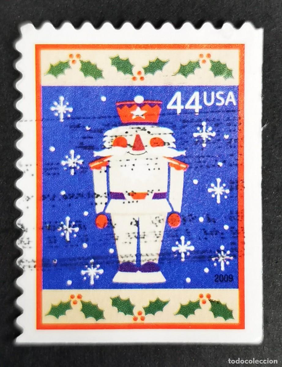 Timbres: Sello Estados Unidos U.S.A.2009,Soldado de juguete navide&ntilde;o, 44 &cent; Michel US 4567BE