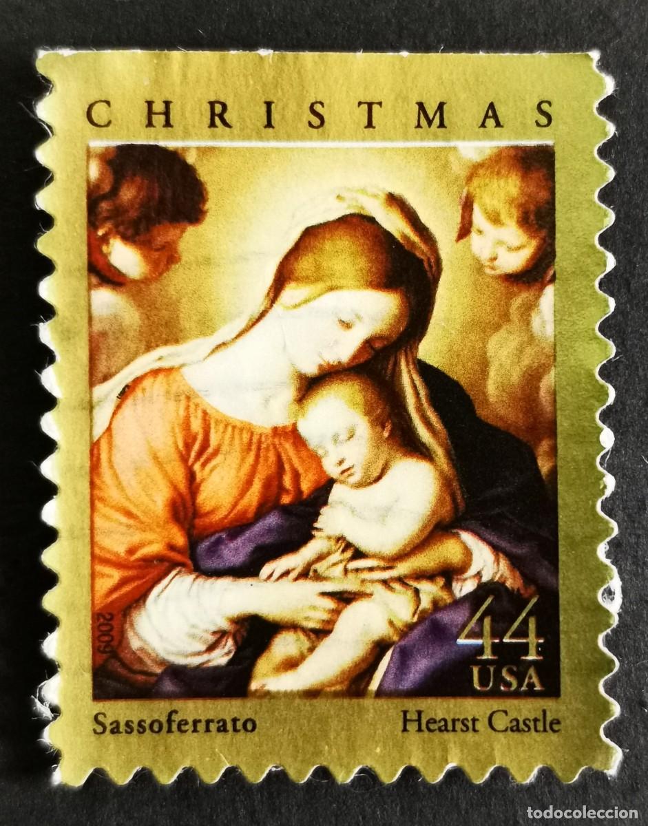 Stamps: Sello Estados Unidos U.S.A.2009,Virgen de Giovanni Battista da Sassoferra, 44 &cent; Michel US 4574BDu