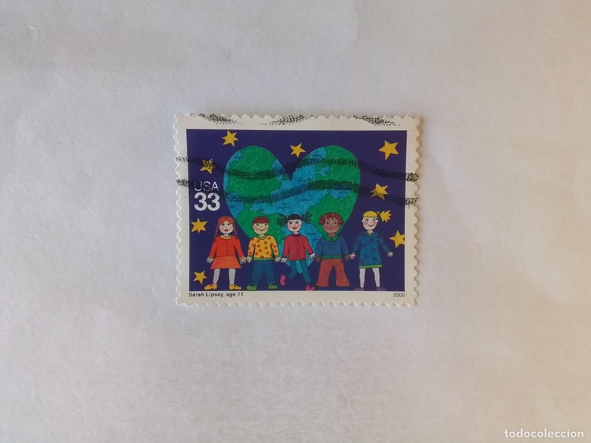 Sellos: A&Ntilde;O 2000 ESTADOS UNIDOS SELLO USADO