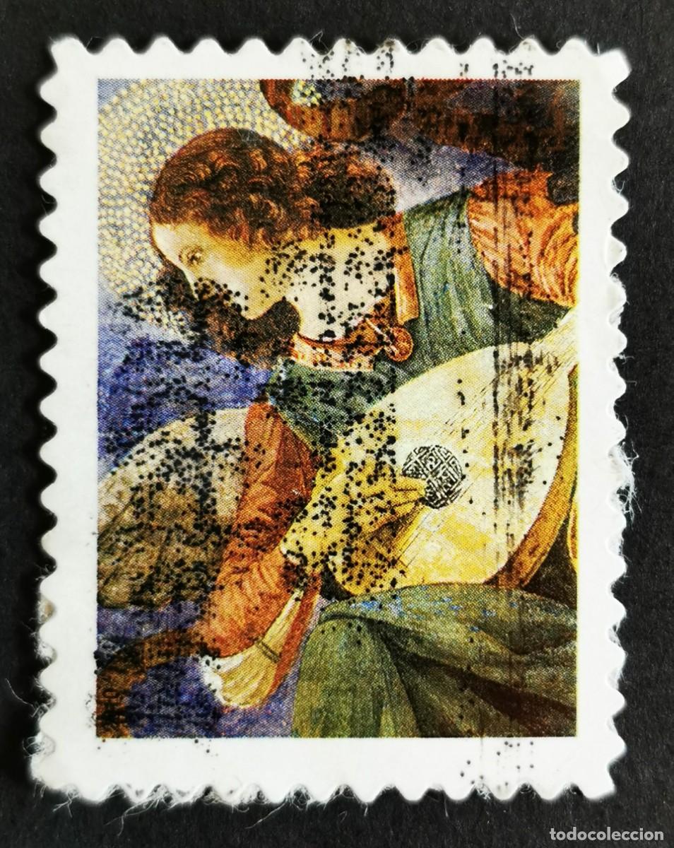 Sellos: Sello Estados Unidos U.S.A.2010,Navidad: &Aacute;ngel con la&uacute;d, 44 &cent; Michel US 4644