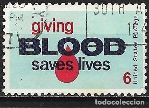 Sellos: Estados Unidos 1971 - Mi 1027 - YT 918 - La donaci&oacute;n de sangre