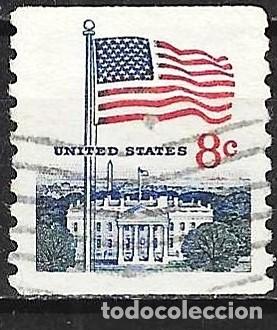 Sellos: Estados Unidos 1971 - Mi 1033C - YT 923a - Bandera nacional