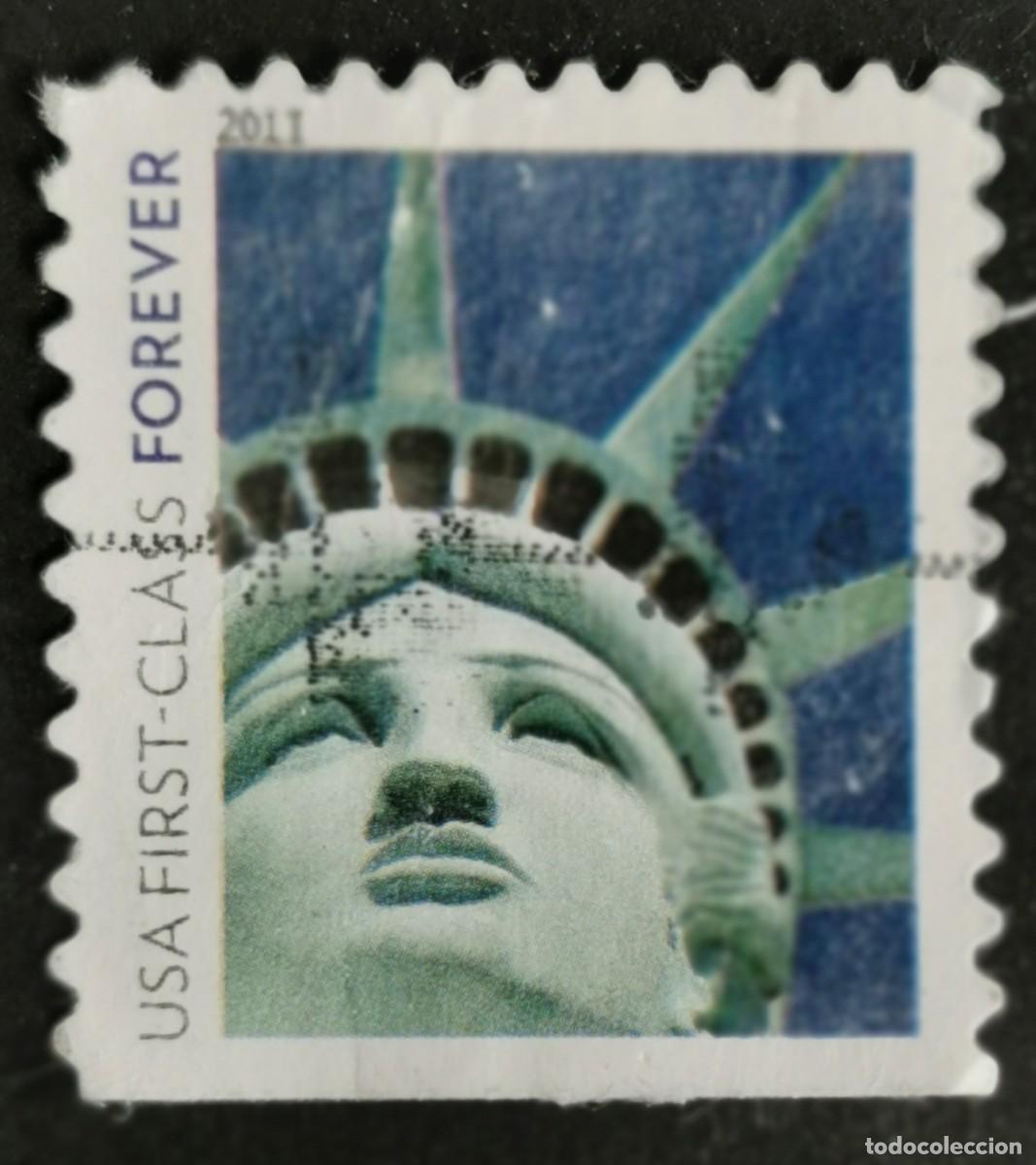 Sellos: Sello Estados Unidos U.S.A.2011,Dama de la Libertad, 1st Class-Sin Valor Facial Michel US 4653BDu