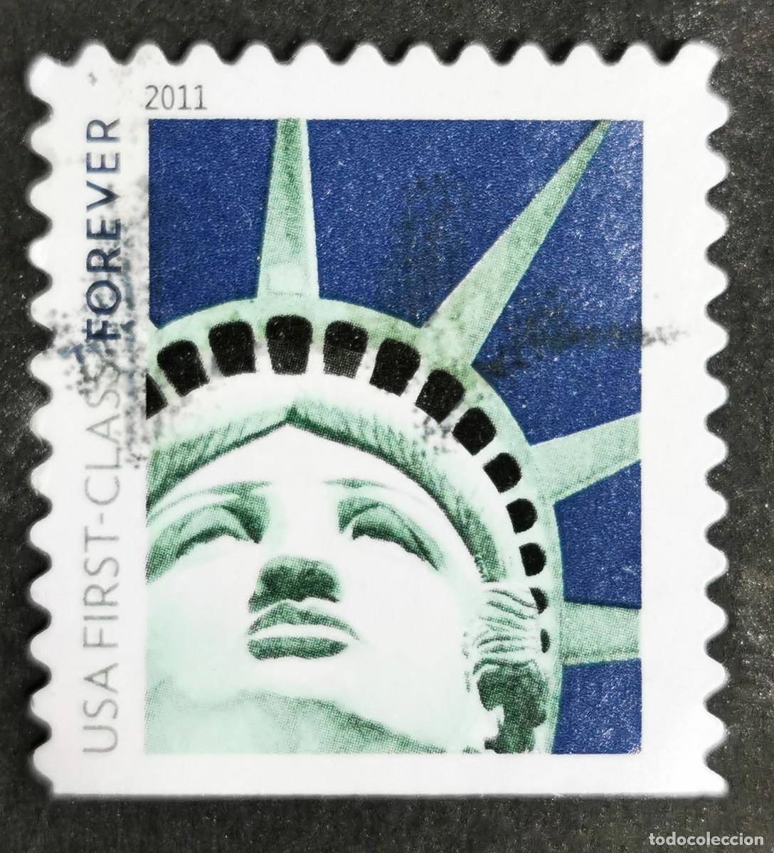 Sellos: Sello Estados Unidos U.S.A.2011,Dama de la Libertad, 1st Class-Sin Valor Facial Michel US 4653BDu