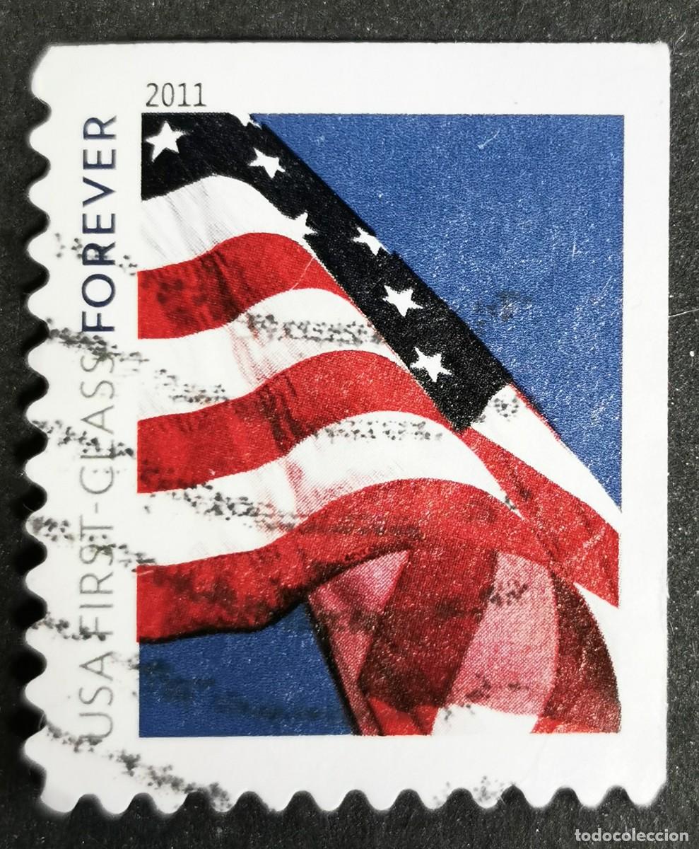 Sellos: Sello Estados Unidos U.S.A.2011,Bandera estadounidense, 1st Class-Sin Valor Facial Michel US 4654BDu