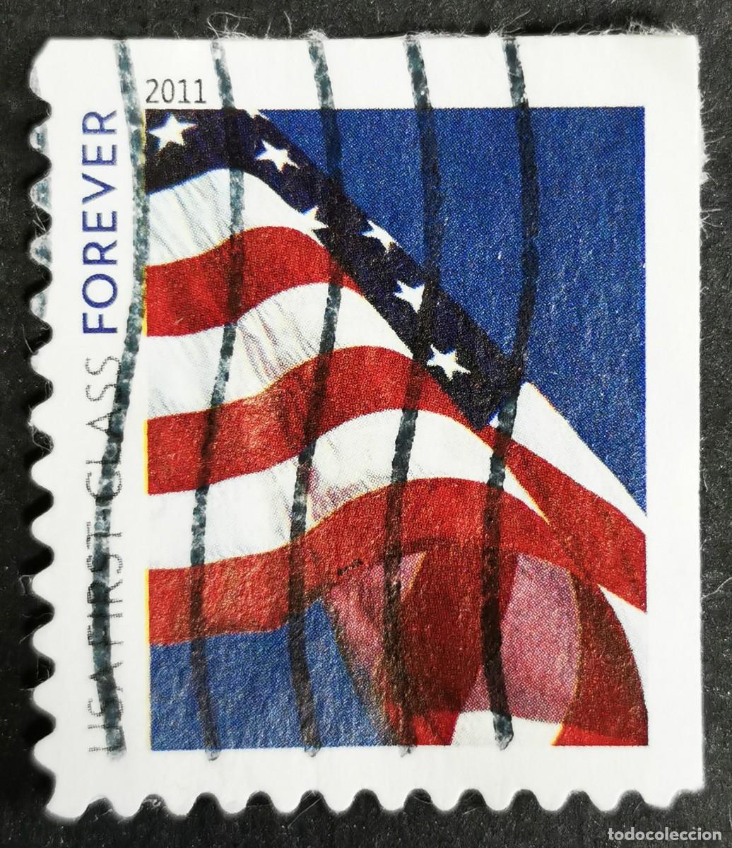Sellos: Sello Estados Unidos U.S.A.2011,Bandera estadounidense, 1st Class-Sin Valor Facial Michel US 4654BDu
