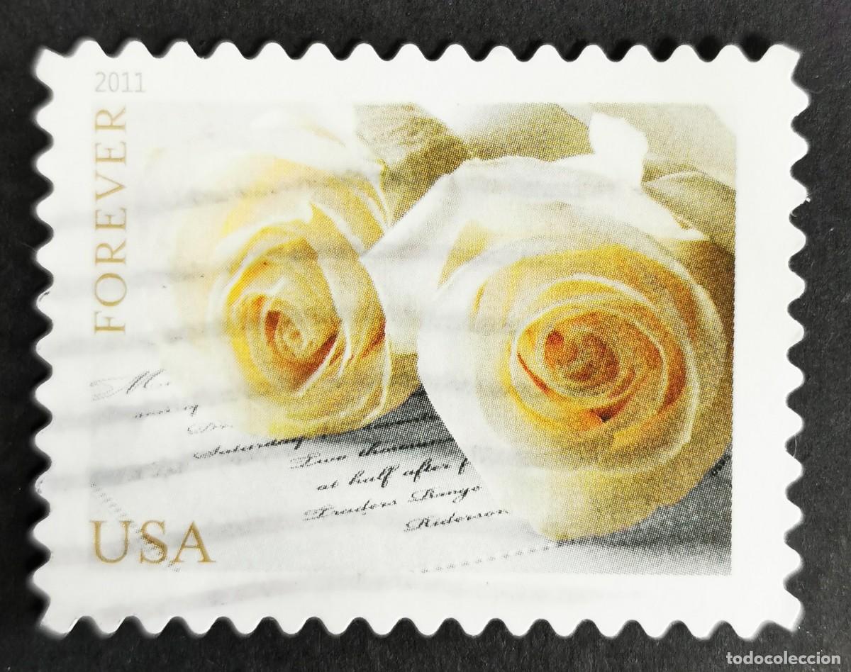 Sellos: Sello Estados Unidos U.S.A.2011,Rosas de boda, Sin Valor Facial Michel US 4698