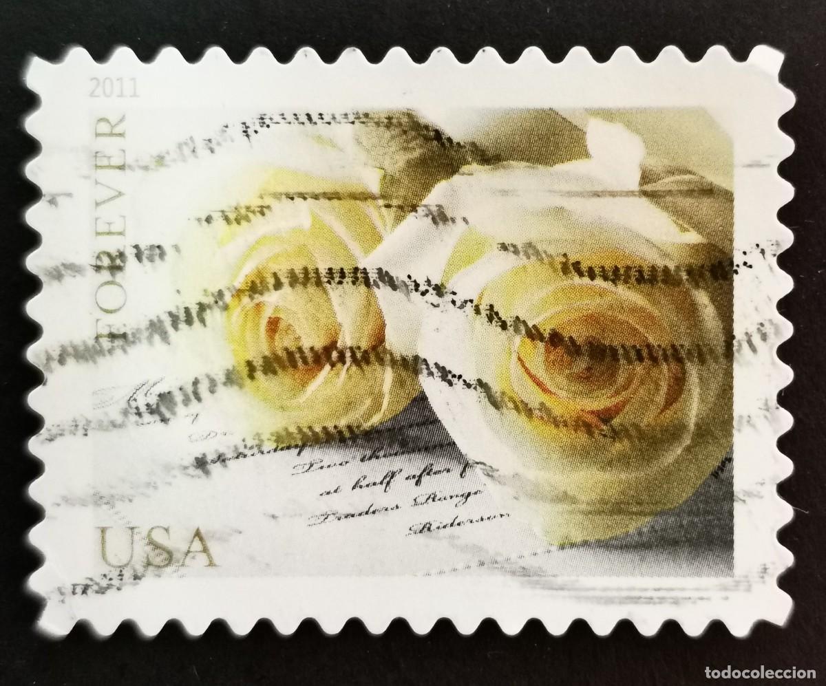 Sellos: Sello Estados Unidos U.S.A.2011,Rosas de boda, Sin Valor Facial Michel US 4698