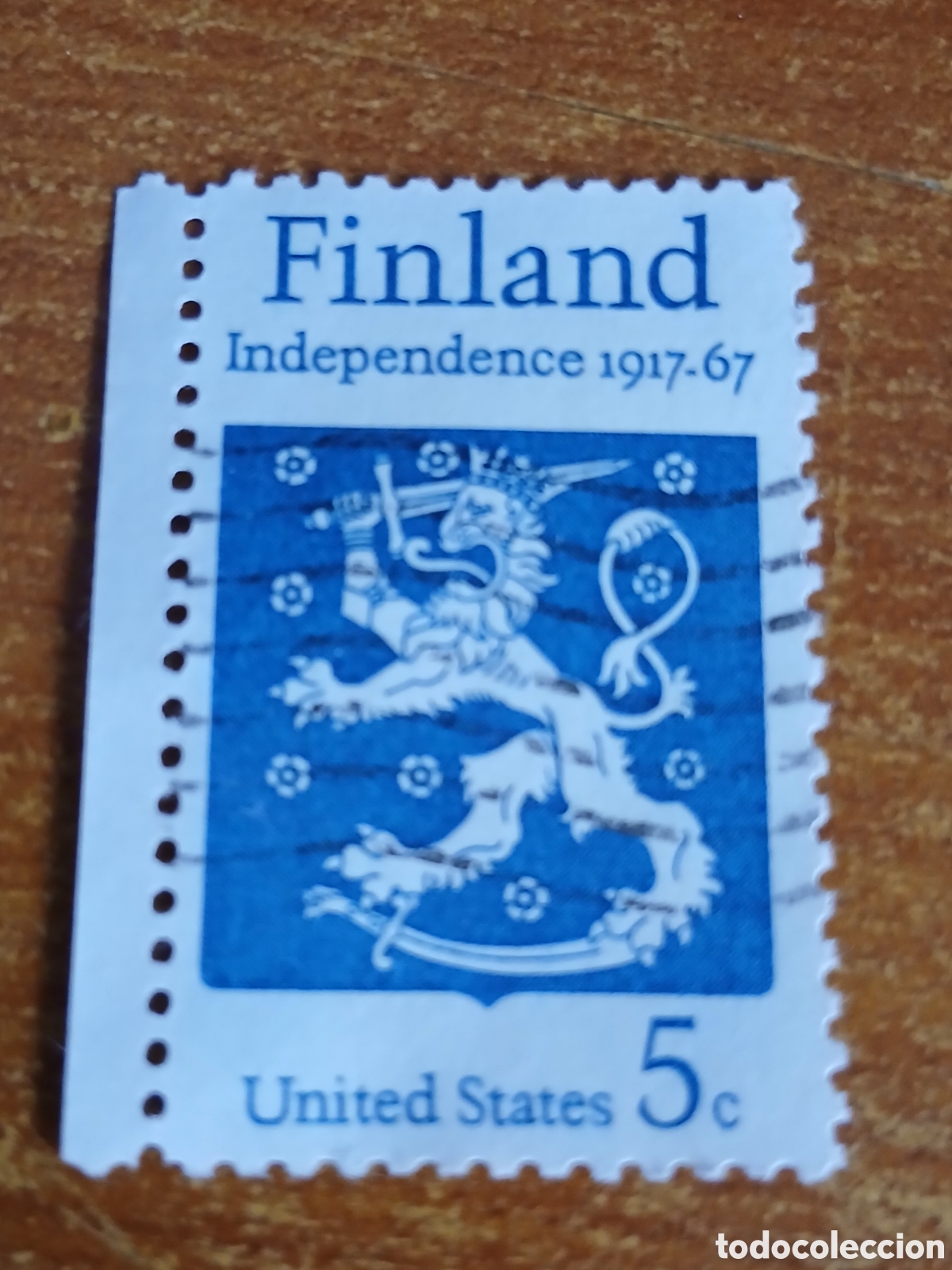 Sellos: Sello EE.UU 50 Aniversario de la Independencia de Finlandia 1.967 -50 Centavos) 1917-67