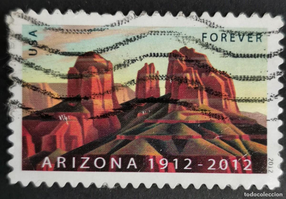 Sellos: Sello Estados Unidos U.S.A.2012,Arizona 1912-2012, para siempre, Sin Valor Facial Michel US 4815