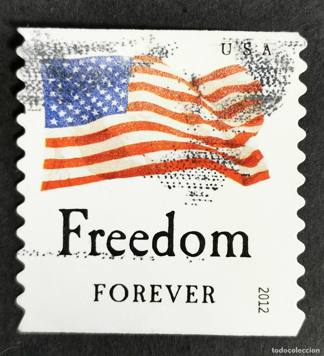 Sellos: Sello Estados Unidos U.S.A.2012, Libertad, Sin Valor Facial Michel US 4817BC