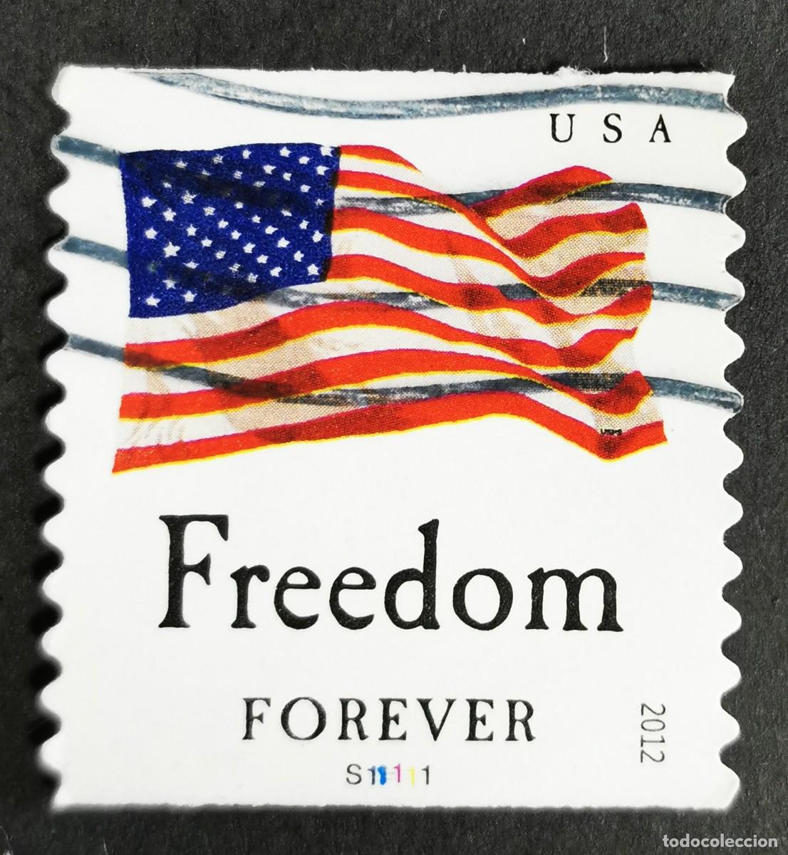 Sellos: Sello Estados Unidos U.S.A.2012, Libertad, Sin Valor Facial Michel US 4817BC