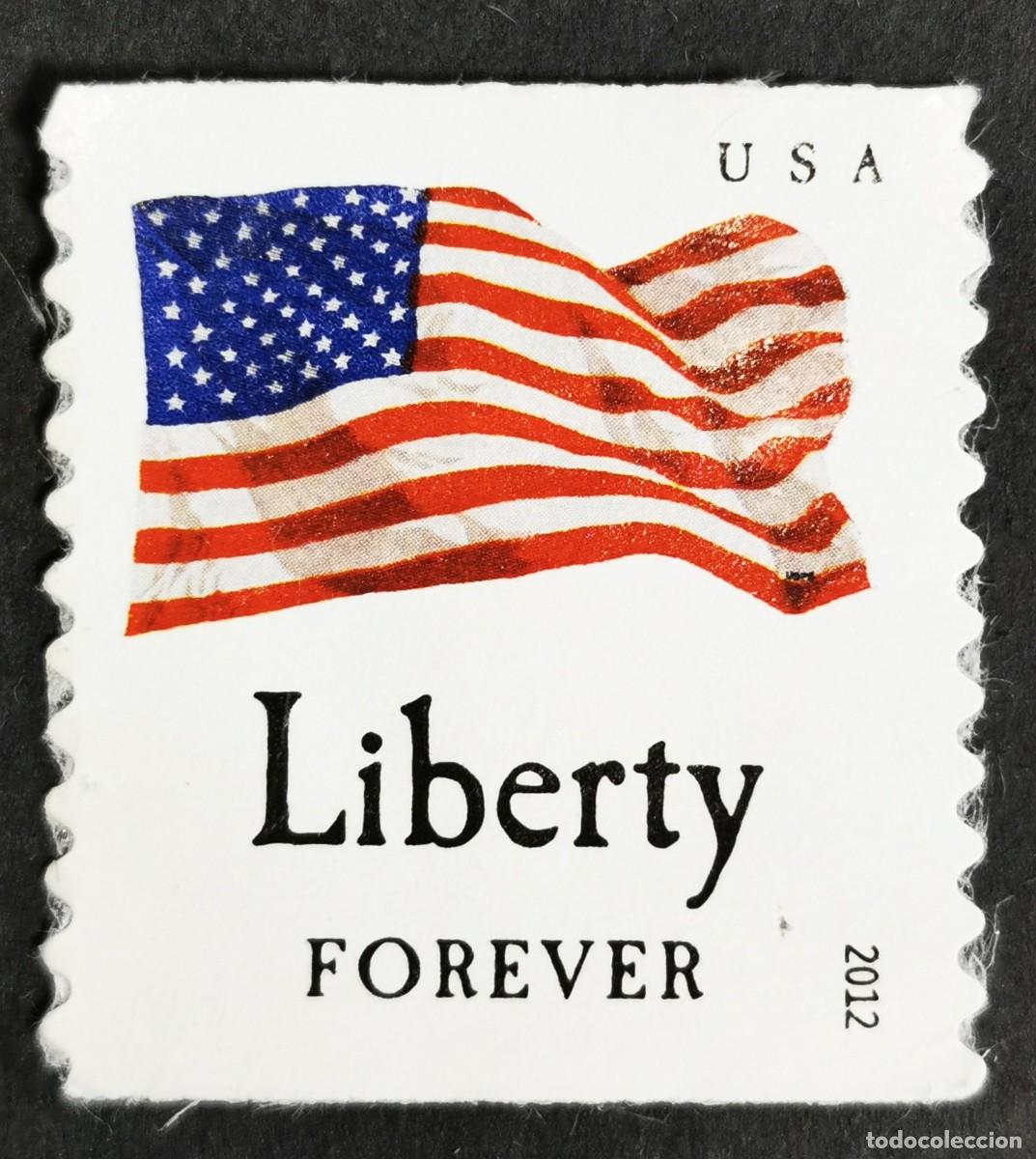 Sellos: Sello Estados Unidos U.S.A.2012, Libertad(Liberty), Sin Valor Facial Michel US 4818BC