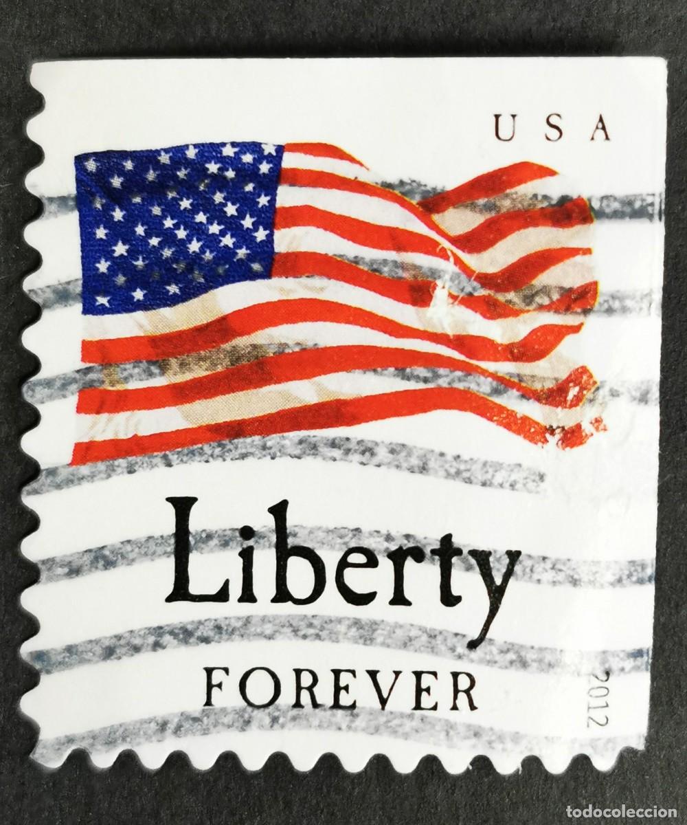 Sellos: Sello Estados Unidos U.S.A.2012, Libertad(Liberty), Sin Valor Facial Michel US 4818BE