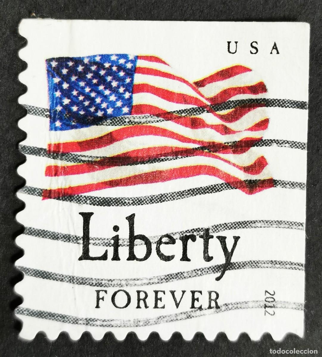 Sellos: Sello Estados Unidos U.S.A.2012, Libertad(Liberty), Sin Valor Facial Michel US 4818BE