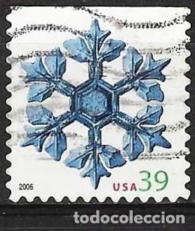 Sellos: Estados Unidos 2006 - Mi 4182 BG - YT 3889b - Copos de nieve ( Dentado 11&frac14; x 11&frac12; )
