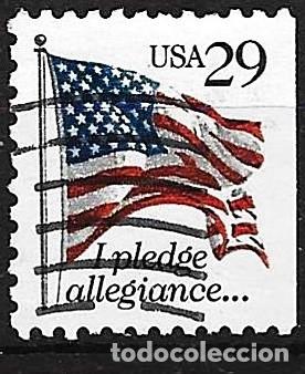 Sellos: Estados Unidos 1993 - Mi 2314 Gr - YT 2120 - Bandera ( Dentado 11 x 10 )